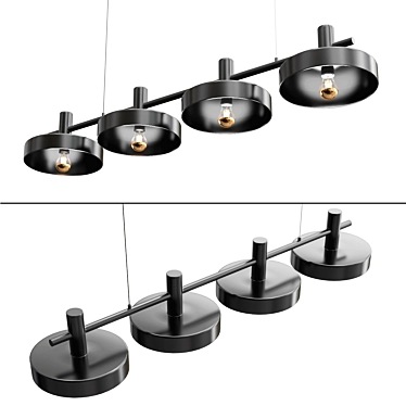 Elegant Pendant Light - Aloa-L 3D model image 1 