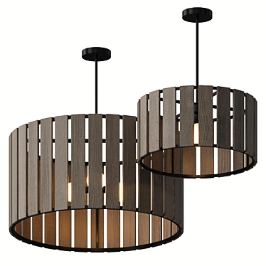 Contemporary Arteriors Desmond Pendant 3D model image 1 