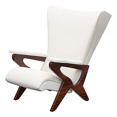 ETEL R: Stylish & Comfortable Armchair 3D model image 1 