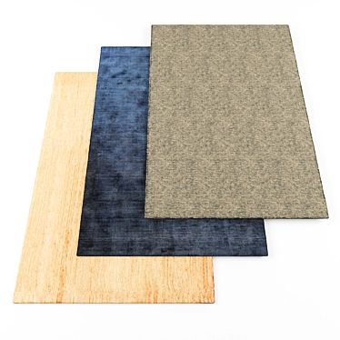  High Resolution Set of 5 Rugs 3D model image 1 