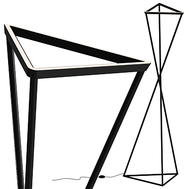 Sleek and Modern TANGO Floor Lamp 3D model image 1 