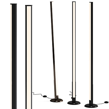 Sleek PENCIL Floor Lamp 3D model image 1 