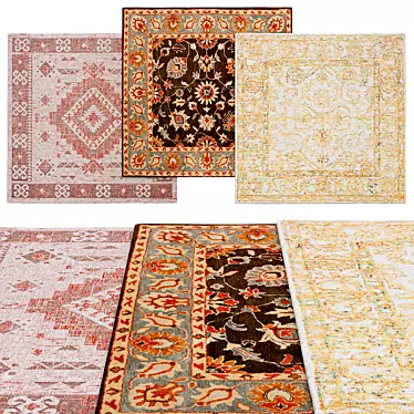  Square Rugs | Various Sizes 3D model image 1 