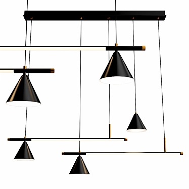 Modern Minimalistic Design Lamp 3D model image 1 