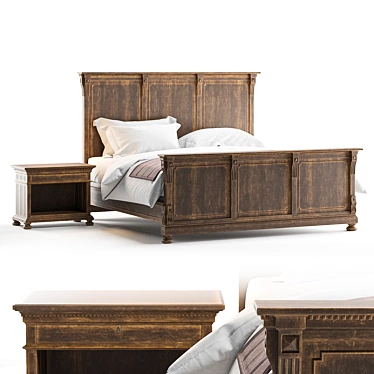 ST.JAMES Panel Bed