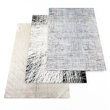 High-Resolution Premium Rug Set 3D model image 1 