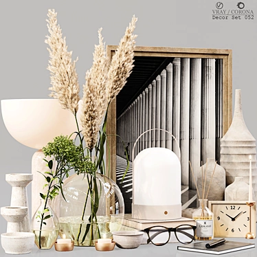 Elegant Decor Set 052: High-Quality & Detailed 3D model image 1 