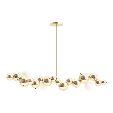 Elegant Bubble Chandelier 3D model image 1 