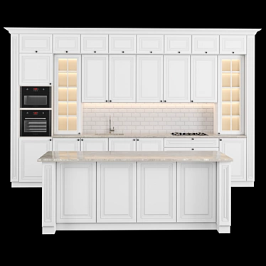 Classic Kitchen 38 MM 2015 3D model image 1 