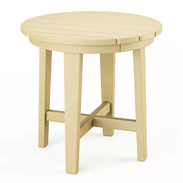 Modern Outdoor Side Table - Vista II 3D model image 1 