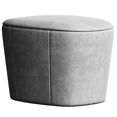  Luxe Comfort Ottoman Pouf 3D model image 1 