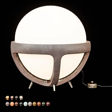 Apparatus Reprise Table Lamp: Timeless Elegance 3D model image 1 