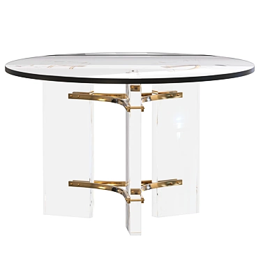 Elegant Tamara Center Table - Villa Vici 3D model image 1 