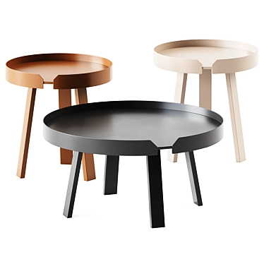 Muuto Around Coffee Table Set 3D model image 1 