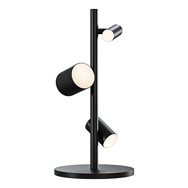 Sleek & Chic | Can Can Table Lamp 3D model image 1 