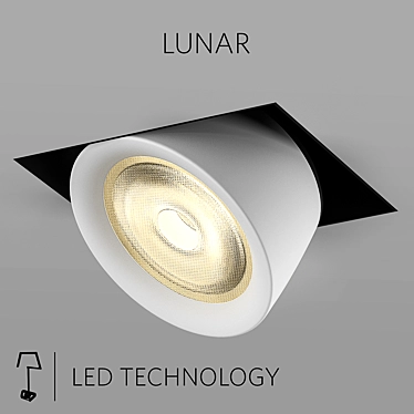 LUNAR: Sleek Design, Efficient Lighting 3D model image 1 
