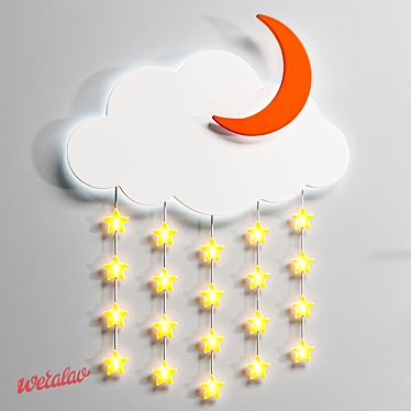 Cloud LED Lamp 3D model image 1 