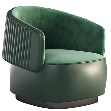Twibe Armchair: Modern, Stylish Design 3D model image 1 