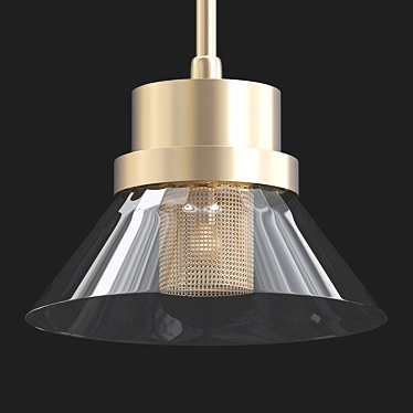 Sleek Paoli Pendant Light 3D model image 1 