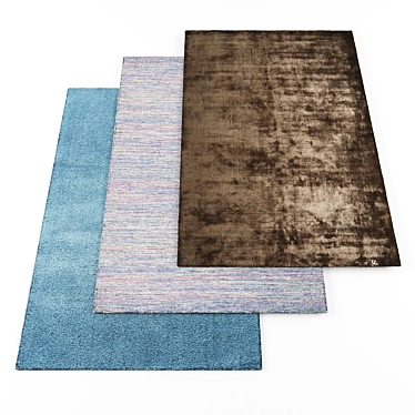 High Resolution Random Set Carpets 3D model image 1 