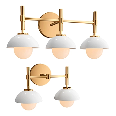 Elegant Greenwich Sconce 3D model image 1 