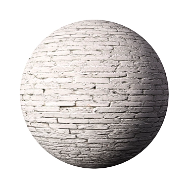 White Brick Texture Pack 3D model image 1 