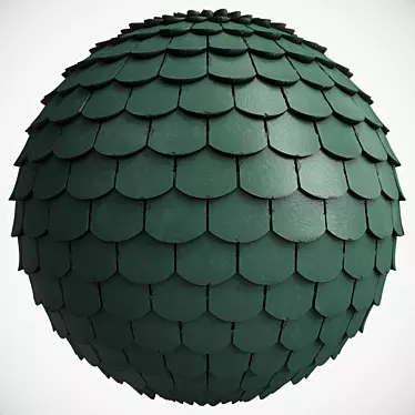 Decorative Roof Tile Materials - 4k PBR 3D model image 1 