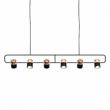 Elegant Ling PL6 Suspension: Modern Design 3D model image 1 