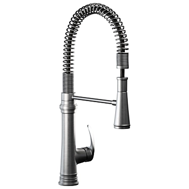 Kohler Bellera: Sleek Stainless Pre-Rinse Faucet 3D model image 1 