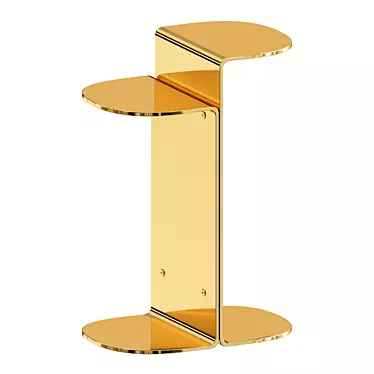 Sleek Steel Side Table: FLIRT 3D model image 1 