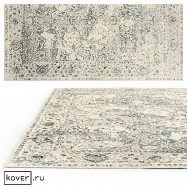Art de Vivre "THRILL" White Floral Carpet | Kover.ru 3D model image 1 