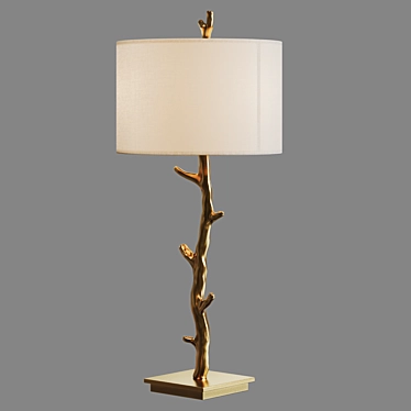 Elegant Javor Table Lamp by Uttermost 3D model image 1 
