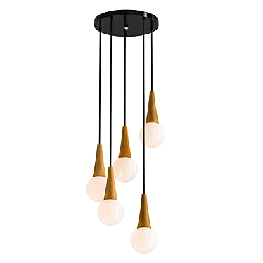 Modern LED Hanging Lights 3D model image 1 