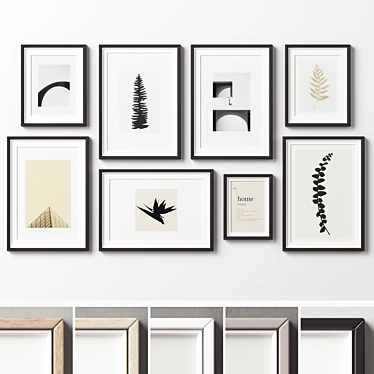 Modern Frame Collection - Set of 8 Styles 3D model image 1 