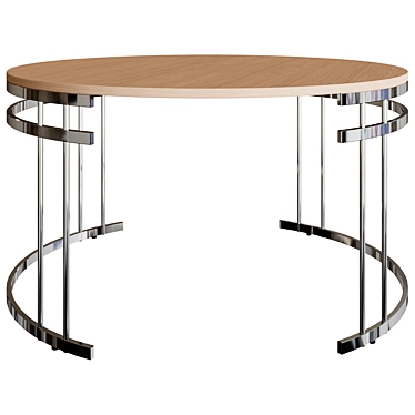 Bronty Round Coffee Table | 80cm Diameter 3D model image 1 