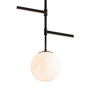 Fusion Intersect 22" LED Pendant 3D model image 1 