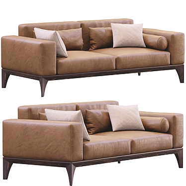 Elegant Porada Sofa: Sofa Fellow 3D model image 1 