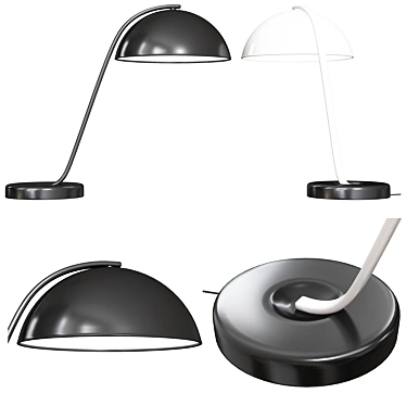 Modern LED Table Lamp: Cloche 3D model image 1 