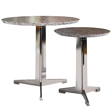 Flexform Fly Outdoor: Stylish and Compact Table 3D model image 1 