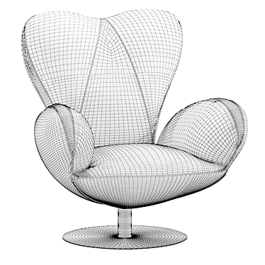 Heartbreaker Armchair: Stylish, Comfortable & Elegant 3D model image 1 