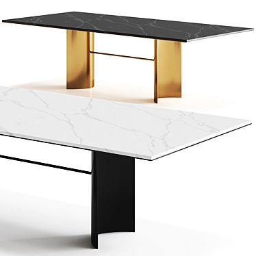 Elegant Tondo Table by Ana Roque 3D model image 1 