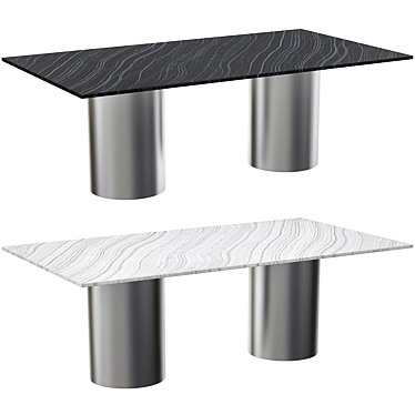 Sleek Beeler's Dining Table - Modern Design 3D model image 1 