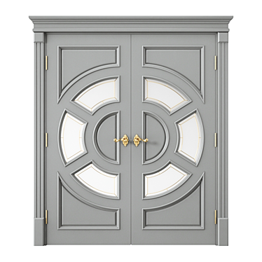 Sleek Interior Door - UV Mapped 3D model image 1 