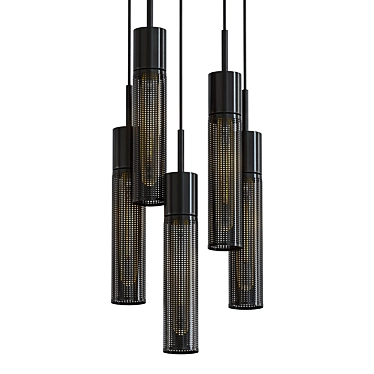 Sonneman Urban Edge Pendant: Modern and Sleek 3D model image 1 