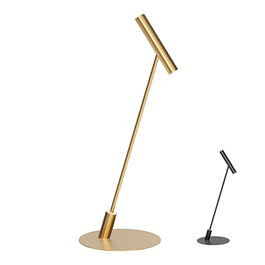 Modern Desk Lamp with Tilted Stand - Lampatron ADLAUG TAB 3D model image 1 