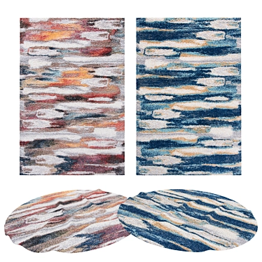 Versatile Collection: 8 Rugs for Enhanced Renderings 3D model image 1 