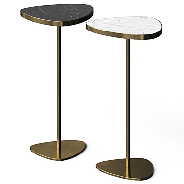 Elegant Leela Accent Table: Stylish & Spacious 3D model image 1 