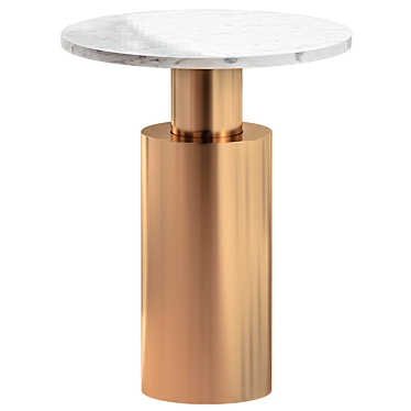Modern Capri Accent Table: Stylish and Functional 3D model image 1 