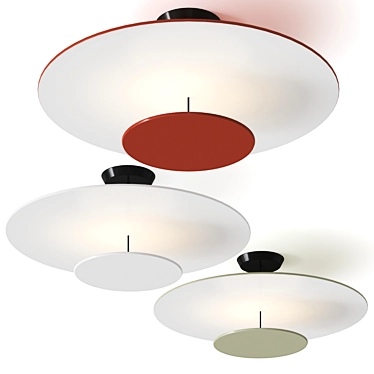 Sleek Vibia Flat 5926 LED 3D model image 1 