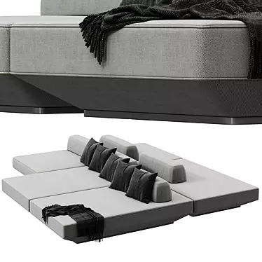Tommy Boca: Modern Sofa Inspiration 3D model image 1 